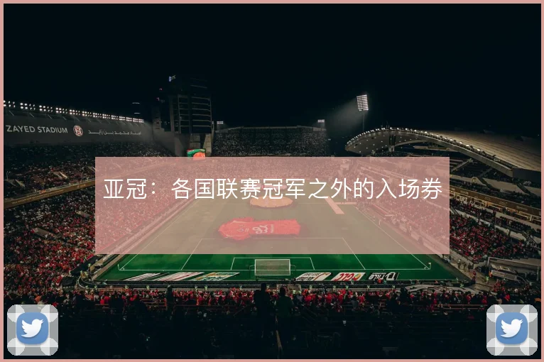 亚冠：各国联赛冠军之外的入场券